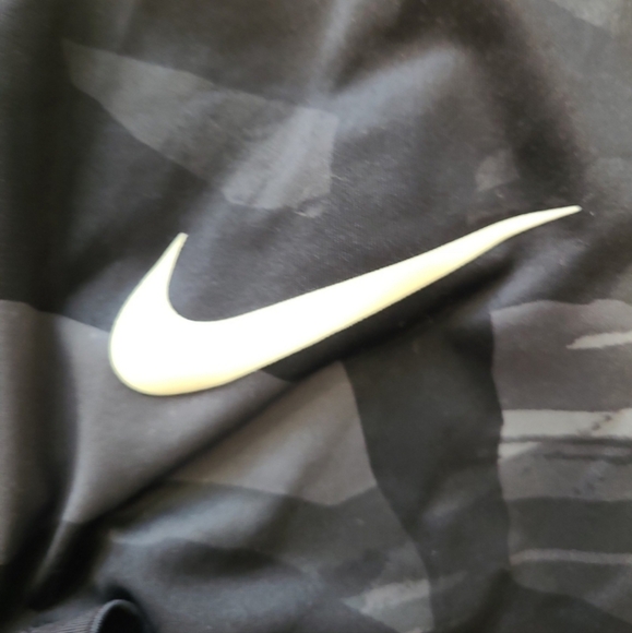 Nike Pro Mens SZ Med Training Tights in Cascade Brush Stroke Camo Black - Picture 5 of 9